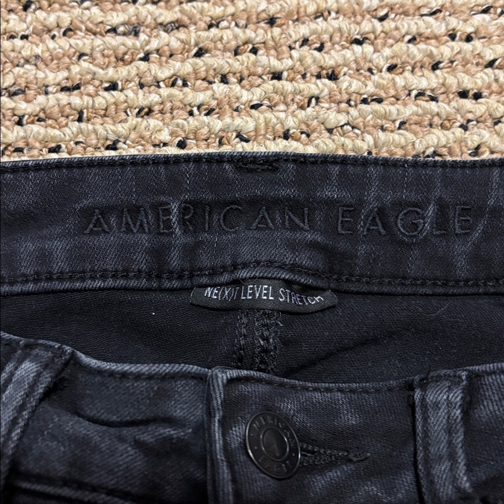 American Eagle Outfitters Black Skinny Jeans - Picture 7 of 12